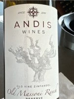 Andis - Old Massoni Ranch Reserve Zinfandel 2022 (750ml)