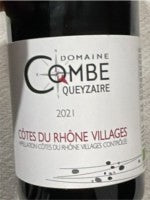 Combe-Queyzaire Côtes du Rhône-Villages 2023 (750ml)