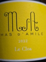 Mas d'Amile Terrasses du Larzac Le Clos 2022 (750ml)