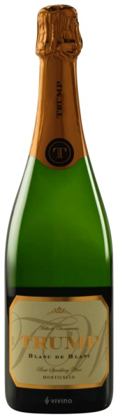 Trump Sparkling Blanc de Blancs MAKE AMERICA GRAPE AGAIN - 6 BOTTLES FREE SHIP