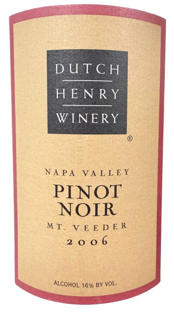 Dutch Henry - Pinot Noir Napa Valley 2006 (750ml)