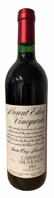 Mount Eden - Cabernet Sauvignon Santa Cruz Mountains 1983 (750ml)