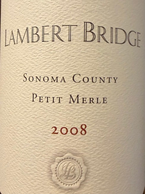 Lambert Bridge - Petit Merle 2008 (750ml)