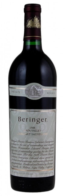 Beringer Vineyards - Cabernet Sauvignon Private Reserve 1986 (750ml)