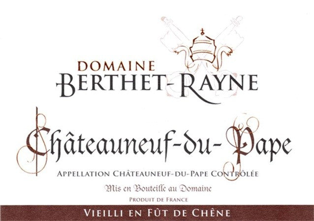 Domaine Berthet-Rayne Chateauneuf du Pape Futs de Chene 2022 (750ML)