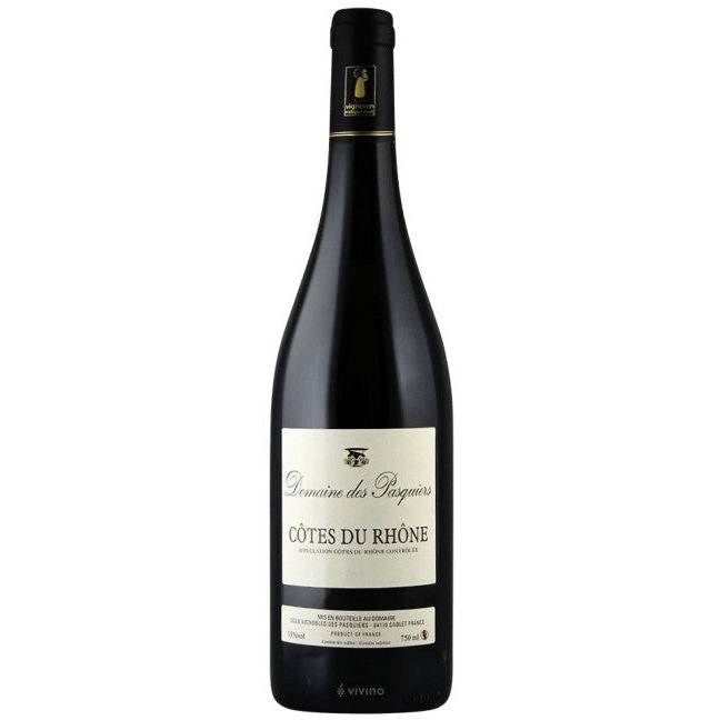 Pasquiers Cotes du Rhone Rouge 2024 (750ml)