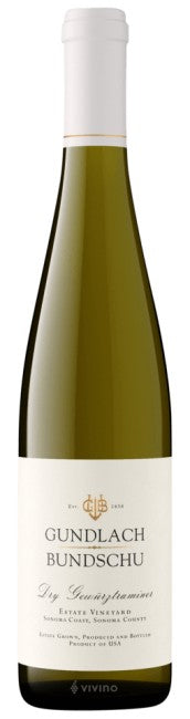 Gundlach Bundschu - Estate Vineyard Dry Gewürztraminer 2024 (750ml)