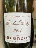 Bruno Lorenzon Montagny 1er Cru Le Choix du Roi BLANC 2020 (750ML)