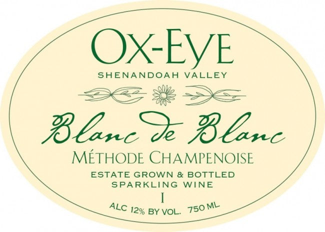 Ox-Eye Sparkling Blanc de Blanc Methode Champenoise NV (750ml)