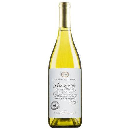 Williamsburg - Chardonnay Virginia Acte 12 of Sixteen Nineteen 2022 (750ml)