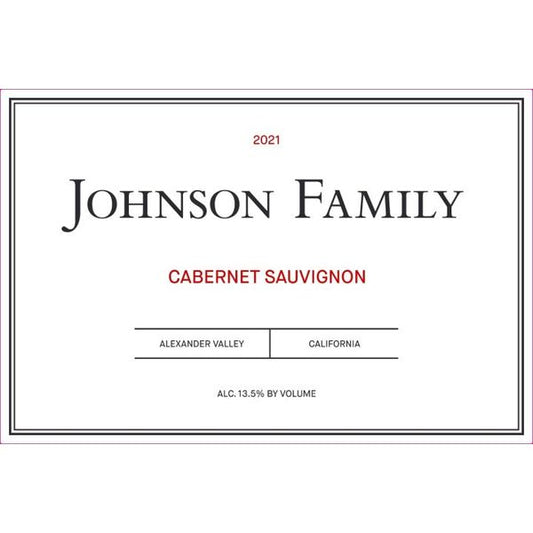 Johnson Family Cabernet Sauvignon Alexander Valley 2022 (750ml)