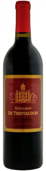 Benjamin de Trintaudon - Haut-Médoc 2016 (750ml)