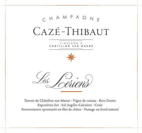 Caze-Thibaut Champagne Extra Brut  'Le Leriens' 2020 (750ml)