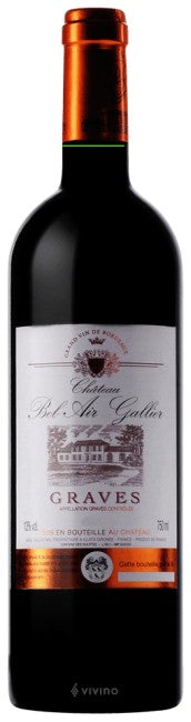 Château Bel Air Gallier - Graves Rouge 2020 (750ml)
