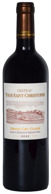 Château Tour Saint-Christophe Saint-Émilion Grand Cru 2022 (750ml)