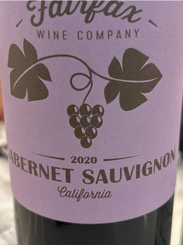 Fairfax Wine Co. Cabernet Sauvignon California 2022 (750ML)