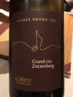 GERARD METZ 2020 SYLVANER ZOTZENBERG (750ML)