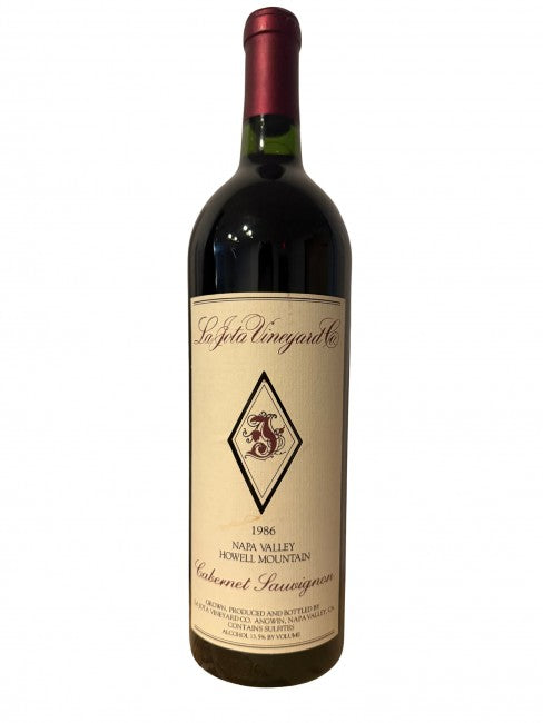 La Jota - Cabernet Sauvignon Howell Mountain 1986 (750ml)