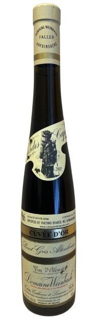 Domaine Weinbach - Clos des Capucins Pinot Gris Altenbourg Quintessence de Sélection de Grains Nobles Cuvée d'Or Vin d'Alsace 2005 (375ml)