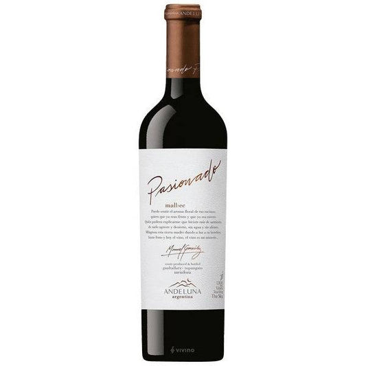 Andeluna Pasionado Malbec 2019 (750ml)