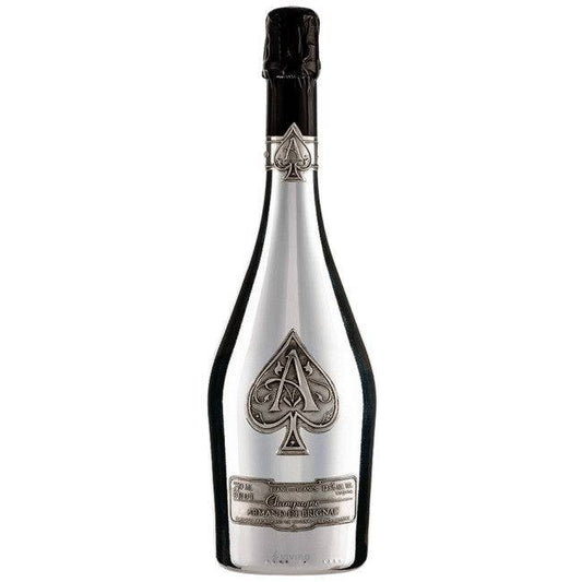 Armand de Brignac Blanc de Blancs Champagne (Silver) N.V. NV (750 ml)
