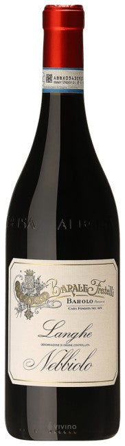 Barale Fratelli Langhe Nebbiolo 2023 (750ml)