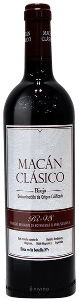 Benjamin de Rothschild - Vega Sicilia - Macán Clásico 2021 (750ml)