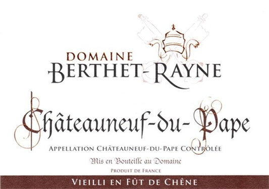 Domaine Berthet-Rayne Chateauneuf du Pape Futs de Chene 2022 (750ML)