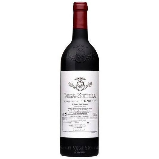 Vega Sicilia Unico Ribera del Duero Reserva Especial Red (R22) NV (750ML)