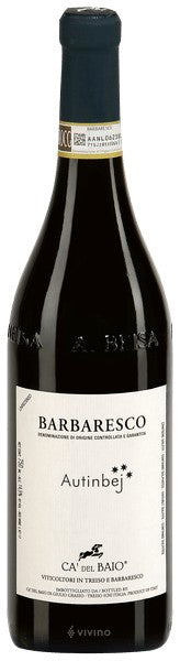 Ca' Del Baio Barbaresco DOCG Autinbej 2022 (750ML)