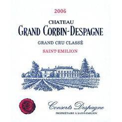 Château Grand Corbin-Despagne Saint-Émilion Grand Cru (Grand Cru Classé) 2016 (750ml)