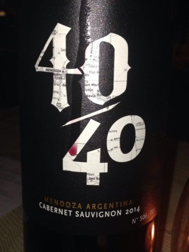 40/40 Mendoza Cabernet Sauvignon 2019 (750ml)