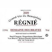 DOM. DES BRAVES 2021 REGNIE BEAUJOLAIS (750ML)