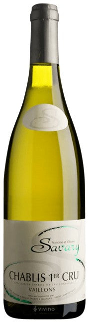 Francine et Olivier Savary - Chablis 1er Cru 'Vaillons' 2023 (750ml)