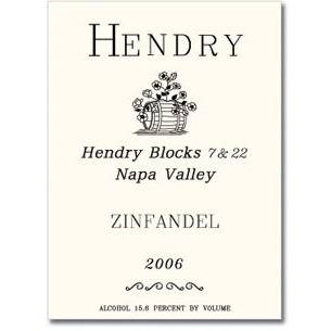 Hendry Blocks 7 & 22 Zinfandel 2022 (750ml)