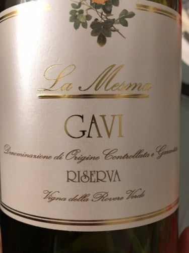 La Mesma Gavi Gialla docg Bianco RISERVA Vigna della Rovere Verde 2021 (750ML)