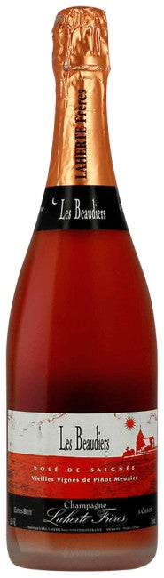 Laherte Freres Les Beaudiers Rosé de Saignée Vieilles Vignes de Pinot Meunier Extra-Brut Champagne 2019 (750ml)