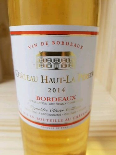 Olivier Cailleux - Château Haut-La Péreyre Bordeaux Blanc 2024 (750ml)
