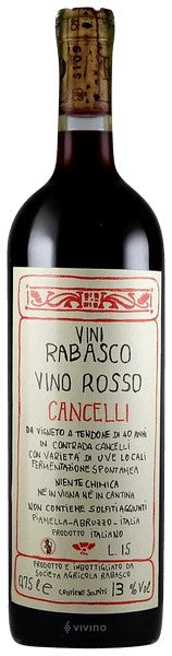 Vini Rabasco Rosso Cancelli 2024 (750ml)