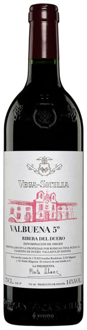 Vega Sicilia Valbuena Ribera del Duero Red 2020 (750ML)